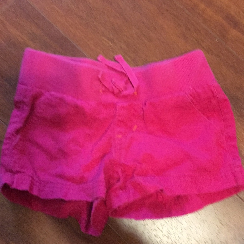 Girls pink shorts